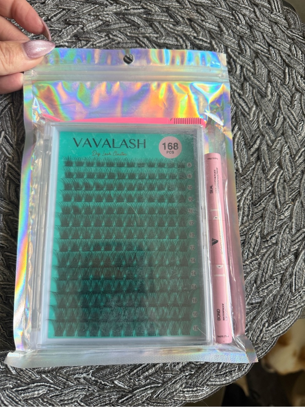 Black Individual Lash Clusters - 168 pcs